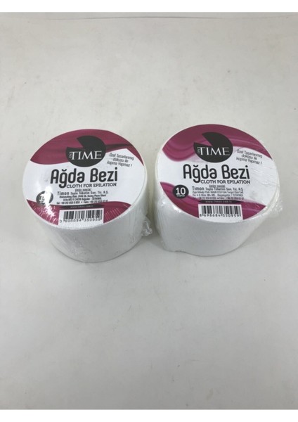 10 Metre Ağda Bezi, 2 Adet, Güçlü ve Esnek Ağda Bezi Seti