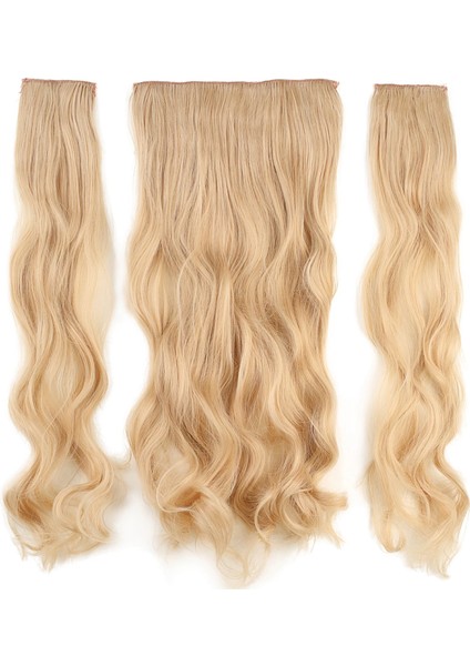 Fiber Sentetik Dalgalı Yarım Ay + 2 Yan Çıt Çıt - Balköpüğü Beyaz Platin Röfleli fiyatları