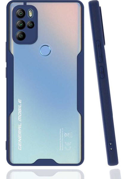General Mobile 21 Pro Kılıf Frms Parfe Kapak-Lacivert