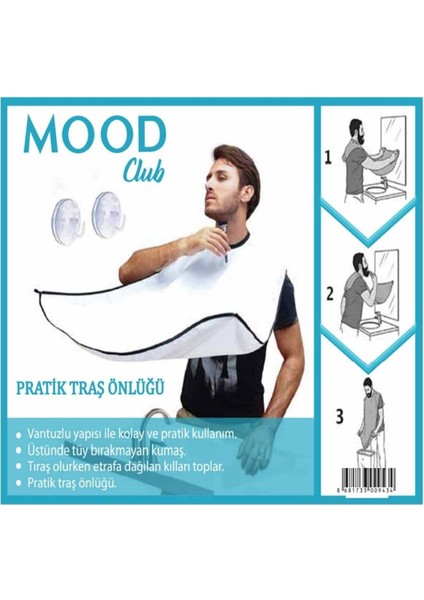 Pratik Vakumlu Traş Önlüğü, Kullanışlı ve Konforlu Traş Deneyimi Sağlar