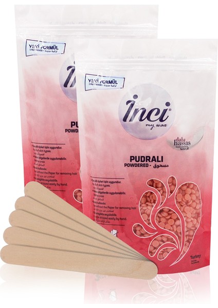 Pudralı Ağda, Özel Bölgeler Için, 2 Kutu, Yumuşak ve Etkili Temizlik Seti