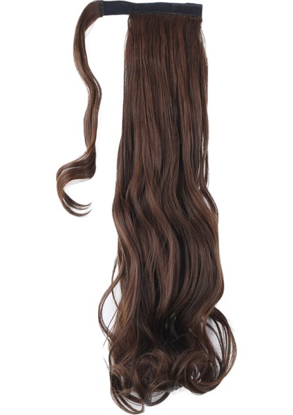 Bağlamalı Dalgalı At Kuyruğu - Kahve Karamel modelleri