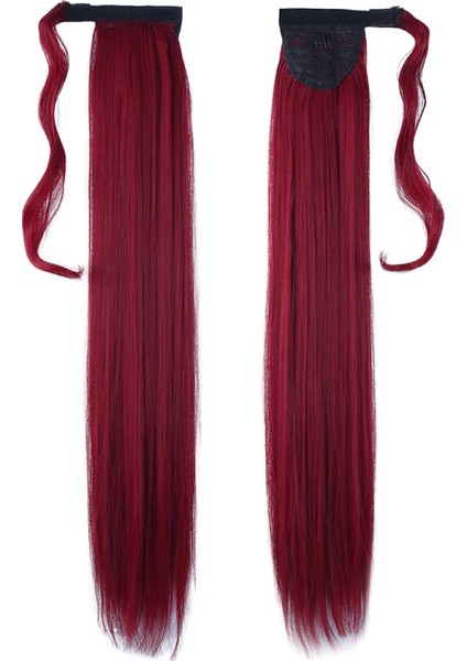 Bağlamalı Düz At Kuyruğu - Kızıl fiyatları