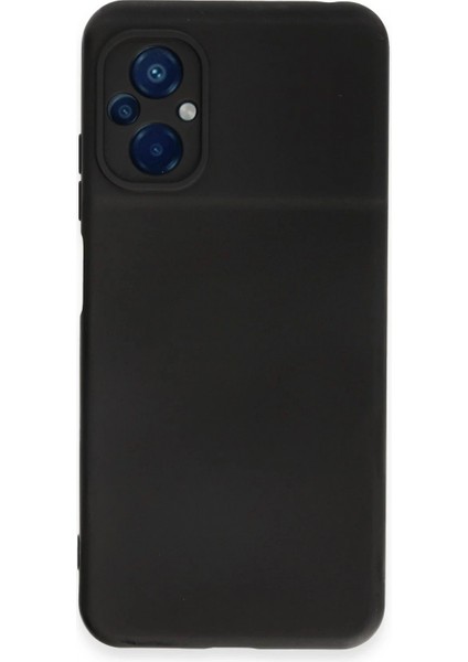 Xiaomi Poco M5 Kılıf Nano Içi Kadife Silikon - Siyah