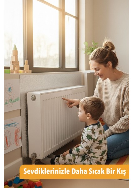 Kalorifer Petek Arkası Isı Yalıtım Levhası Radyatör Arkalığı Izolasyon Plakası Alüminyum Folyo Metalize Yansıtıcı fırsatları