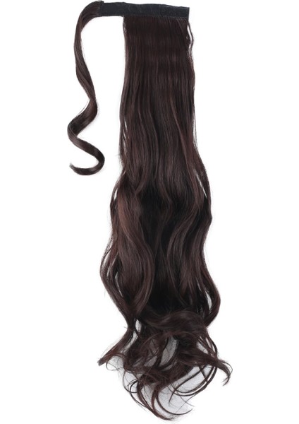 Bağlamalı Dalgalı At Kuyruğu - Koyu Kahve modelleri