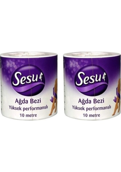 Yumuşak Ağda Bezi 10 M, 2'li Paket, Rahat Kullanım