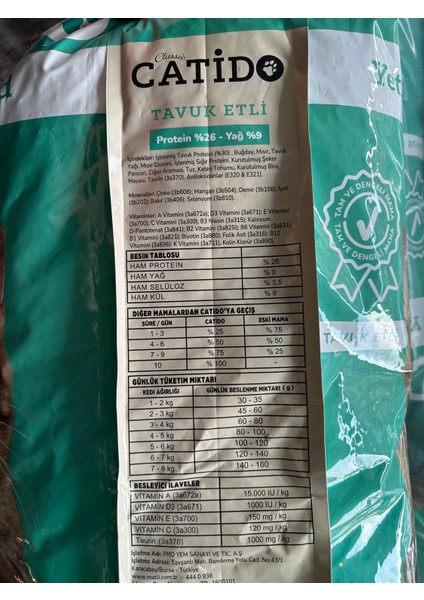 Tavuk Etli Tavuklu Yetişkin Kedi Maması 2.5 kg indirimleri