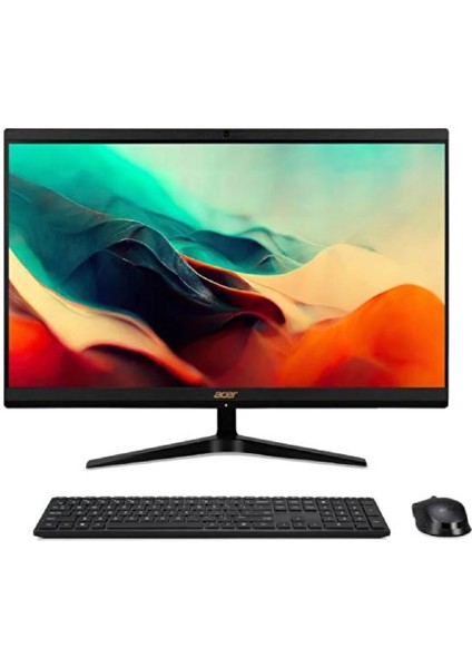 Aspire C24-1800 Intel Core I5 1335U 16GB 1TB SSD 23.8"FHD Free Dos All In One Bilgisayar Siyah