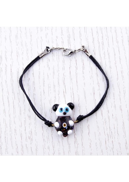 Ds-Derin Panda Cam Bileklik-Renkli fiyatları