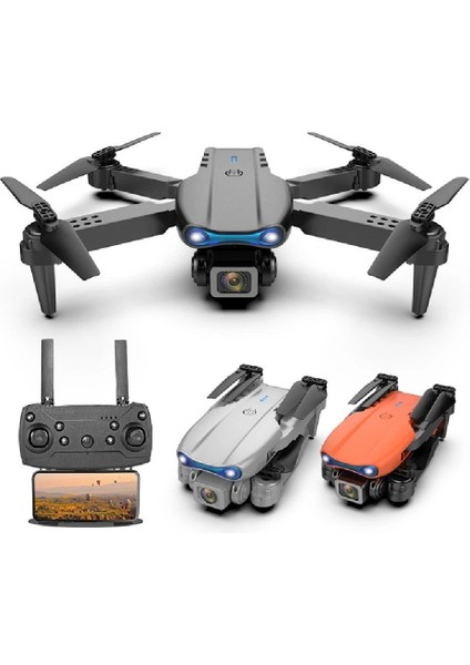 E99 4K Fpv Mini Drone | Katlanabilir Geniş Açı Kameralı, Akıllı Takip Özellikli Rc Drone | Taşıma Çantalı Quadrocopter