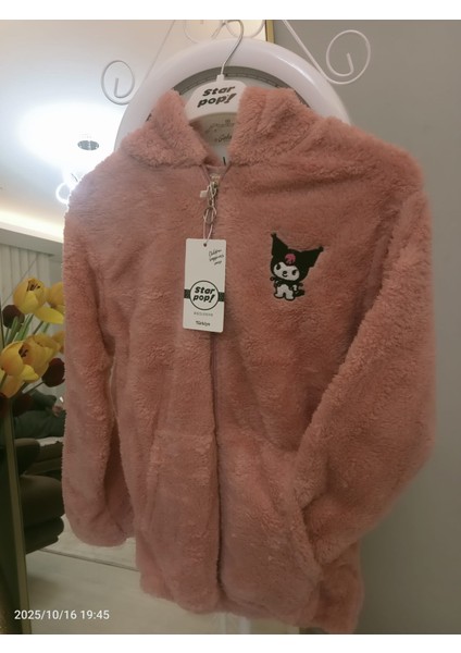 Kız Çocuk Kapşonlu Peluş Hırka fiyatları