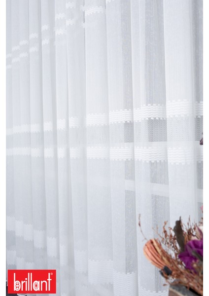 Keten Arthur 1/3 Sık Pileli Ütü Istemez Kırışmaz Yeni Sezon Salon Oda Tül Perdesi