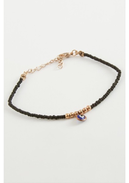 Ds-Derin Nazar Boncuk Bileklik-Siyah fiyatları