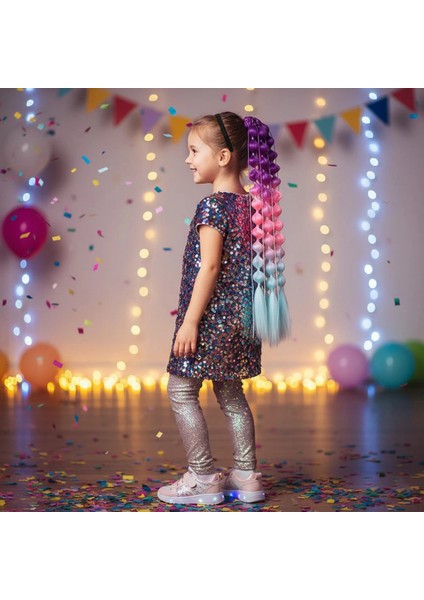 Balon Örgülü Lastikli At Kuyruğu - ACM19