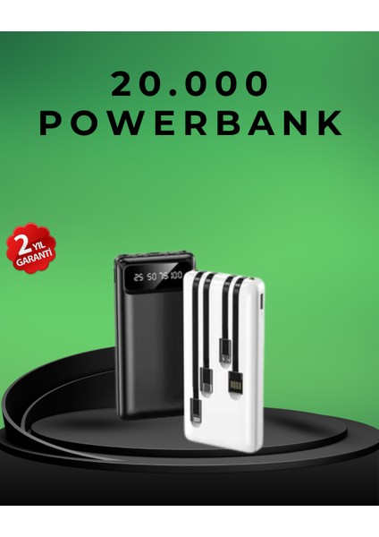 Ds-Derin Kamp ve Seyahat Için 20.000MAH LED Işıklı Hızlı Şarj Powerbank