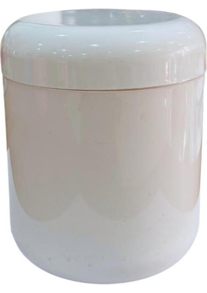 Beyaz Plastik Pamukluk, Şık ve Kullanışlı Ev Gereciği SL-308