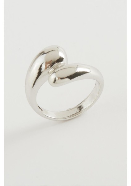 Ds-Derin Su Damlası Metal Yüzük-Gümüş Rengi fiyatları