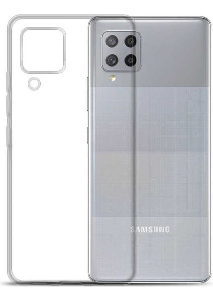 Galaxy M22 Kılıf Frms Süper Silikon Kapak-Renksiz