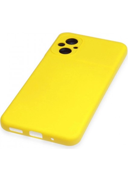 Xiaomi Poco M5 Kılıf Nano Içi Kadife Silikon - Sarı fırsatları