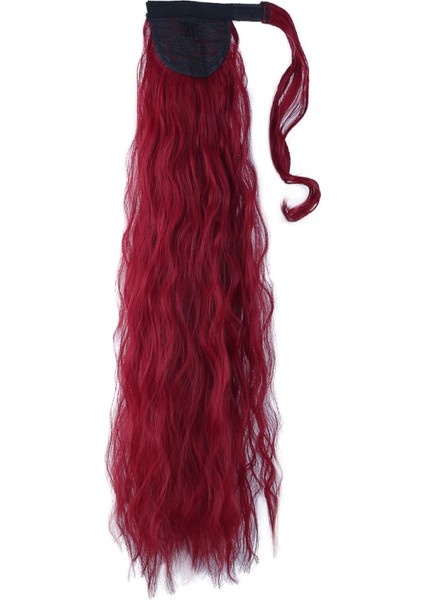 Bağlamalı Kabarık Dalgalı At Kuyruğu - Kızıl fırsatları