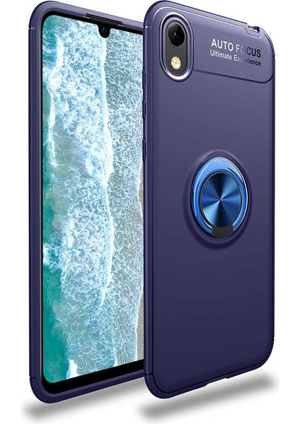 Huawei Y5 2019 Kılıf Frms Ravel Silikon Kapak-Mavi