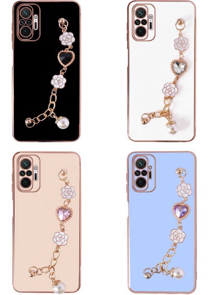 Xiaomi Redmi Note 10 Pro Kılıf El Tutamaçlı Kamera Korumalı Frms Taka Silikon Kapak-Siyah fiyatları