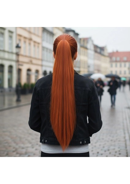 Tokalı Düz At Kuyruğu - Bakır