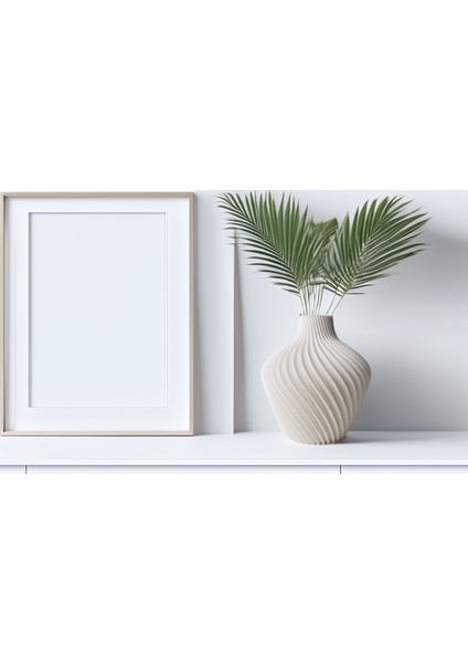 Spiral Formlu Dekoratif Vazo – 3 Boy Seçenekli (12 cm / 18 cm / 23 Cm) – Modern Ev Dekoru fırsatları