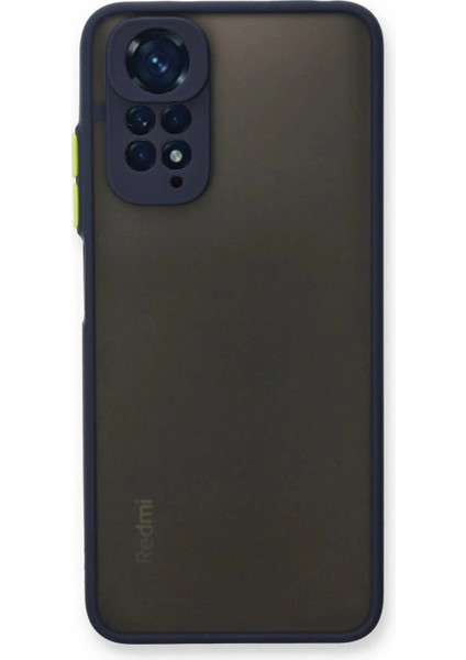 Xiaomi Redmi Note 11 Kılıf Montreal Silikon Kapak - Lacivert