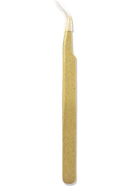 Altın Renkli, Ince ve Dayanıklı Ipek Kirpik Cımbızı, Profesyonel Kullanım Için Ideal