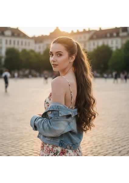 Bağlamalı Dalgalı At Kuyruğu - Kumral