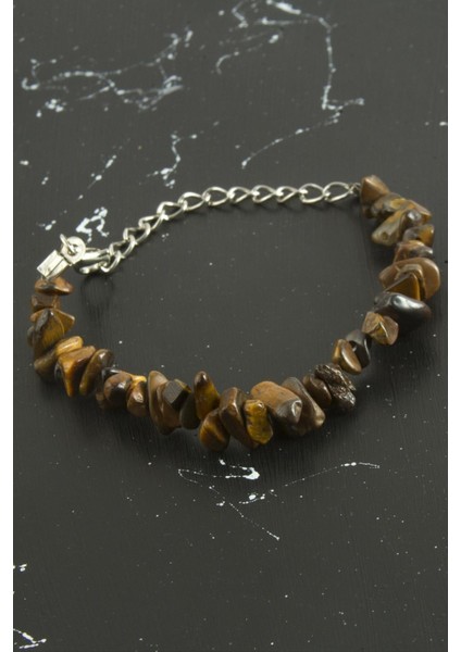 Ds-Derin Kaplangözü Kırık Doğaltaşlı Bileklik-Yeşil fiyatları