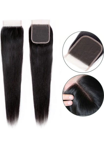 Peruk Tepesi Doğal Renk (Closure) 18INCH