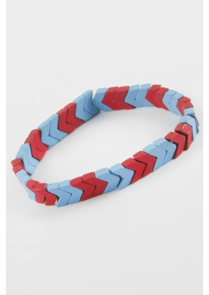 Ds-Derin Taraftar Çavuş Hematit Doğaltaş Bileklik-Bordo