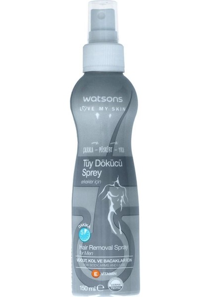 Vücut ve Bacaklar Için 150 ml Tüy Dökücü Sprey Seti, 2 Adet