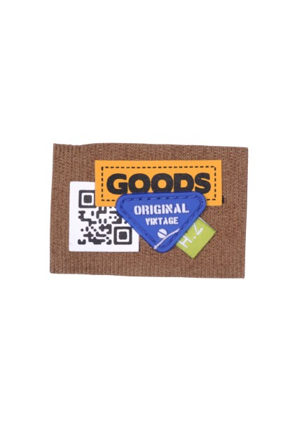 Aplike Ütü Ile Yapışan Goods Yazılı Arma 4x4 cm