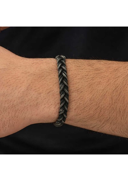 Gümüş Kazaziye Örgü Bileklik fiyatları