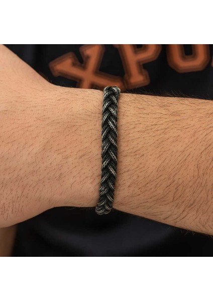 Gümüş Kazaziye Örgü Bileklik fırsatları