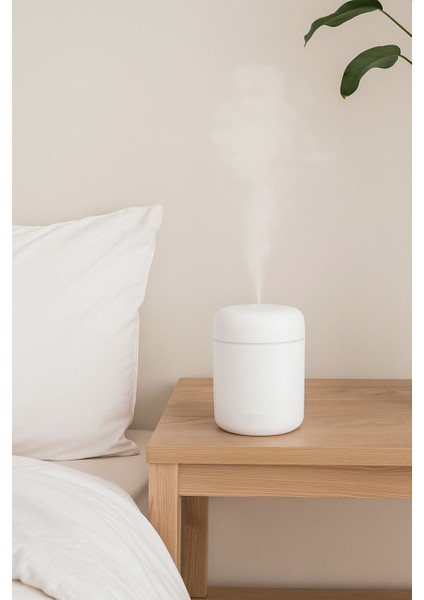 Ultrasonik Hava Nemlendirici ve Aroma Difüzörü – Renkli LED Işıklı Sessiz Mini Nemlendirici modelleri