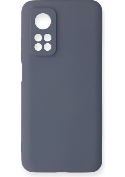 Xiaomi Mi 10T Kılıf Nano Içi Kadife Silikon - Gri