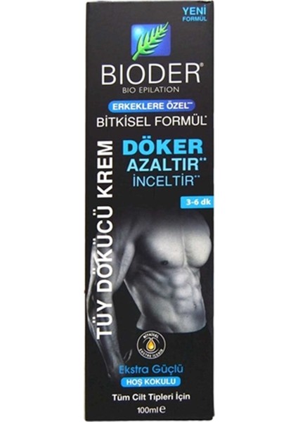 Hızlı ve Etkili 100ML Tüy Azaltıcı Krem Erkekler Için, Pürüzsüz Cilt Sağlar