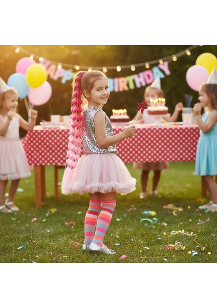 Balon Örgülü Lastikli At Kuyruğu - ACM10