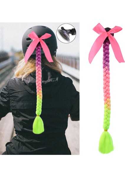 Motosiklet Kaskı Örgülü At Kuyruğu - ACM21