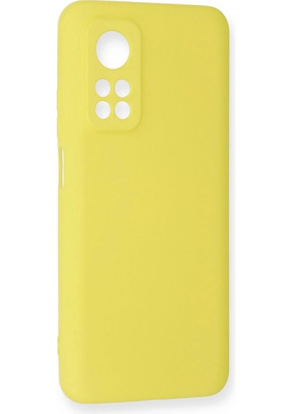Xiaomi Mi 10T Kılıf Nano içi Kadife Silikon - Sarı fiyatları