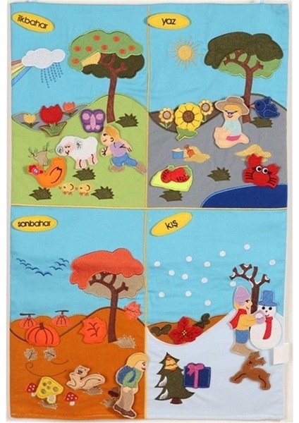 AND-5125 Cırtlı Dört Mevsim Pano -Anadolu Oyuncak