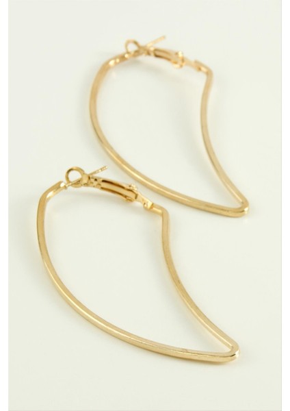 Ds-Derin Kulak Halka Küpe 5,5 Cm-Sarı fiyatları