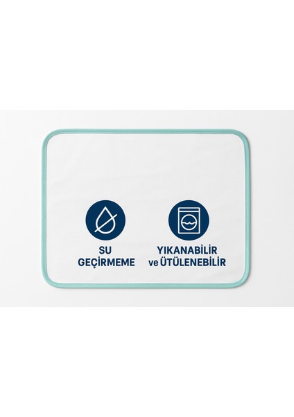 6'lı Sıvı Geçirmez Yıkanabilir Amerikan Servis Seti | Yeni Nesil modelleri