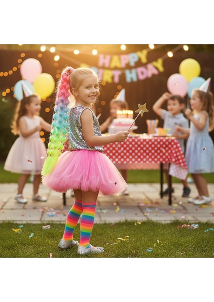 Balon Örgülü Lastikli At Kuyruğu - ACM13