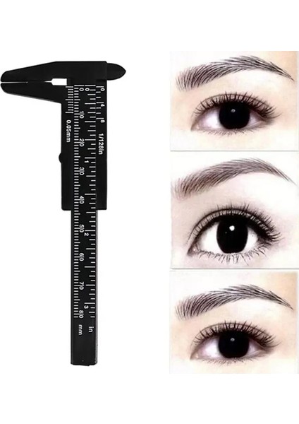 Simetri ve Oran Ölçüm Cetveli, Kalıcı Makyaj ve Kaş Tasarımı Için Ideal Araç